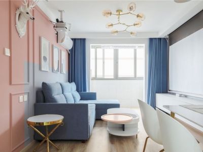 中海锦城三居114方北欧风格装修案例