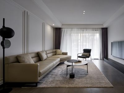 恒大悦龙台现代风格三居室150平米装修设计案例