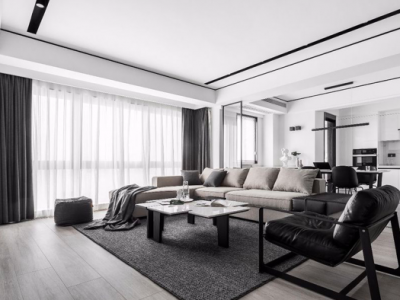 盛景澜庭现代简约风格150平装修案例