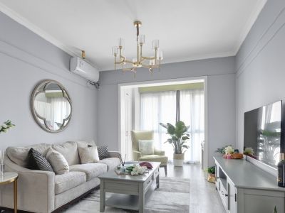 富临桃花岛现代简约风格78平装修案例