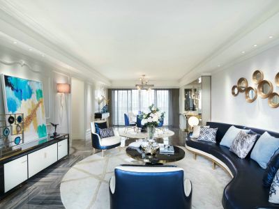 白桦林居四居133方现代风格装修案例