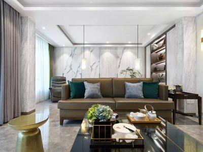 万科城润园三居125方现代风格装修案例