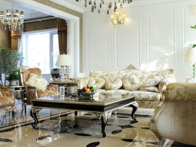 云峰原著新古典风格142平米四室两厅装修案例