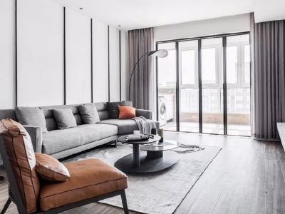 贵府现代风格二居室121平米装修设计案例