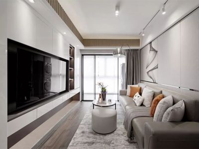 中海御湖三居101方现代风格装修案例