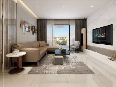 双信花园二期115平米现代风格三居室装修案例