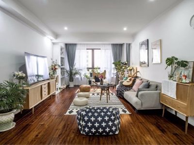 名城紫金轩北欧风格三居室142平米设计图案例