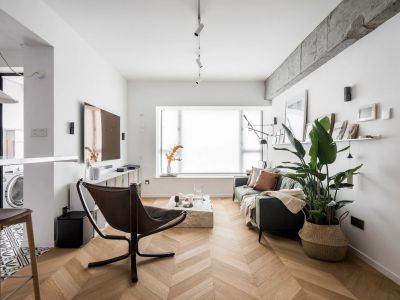 新城吾悦广场90㎡二居室北欧风格装修案例