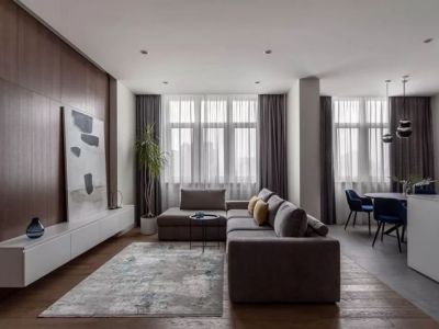 恒大西山檀府80㎡二居室现代风格装修案例