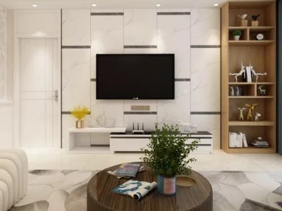 宏顺东苑74平米现代简约风格装修案例