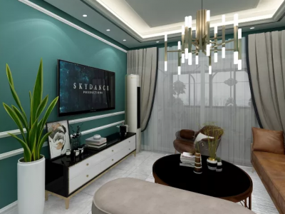 朝阳一号121平米简欧风格装修案例