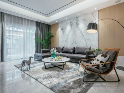 盛和天下三居115方现代风格装修案例