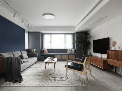 恒大珺庭三居127方现代风格装修案例