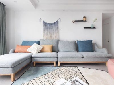 东辰澜悦现代简约风格80平装修案例