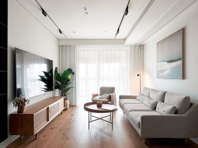 东城小区现代风格85平米三居室装修案例