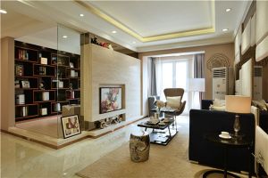 [东莞家装e站装饰]暖色调现代风，点亮优雅生活！