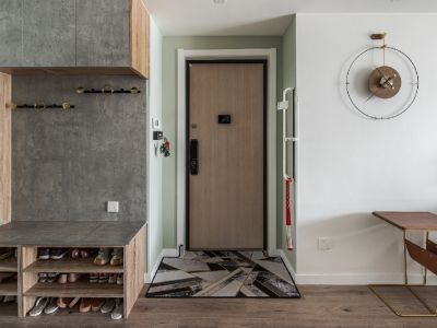 览山名苑102㎡三居室北欧风格装修案例