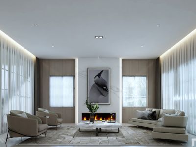 九龙仓逅湾雅苑现代风格265平米装修案例