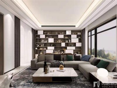 仁恒海和云庭现代风格372平米装修案例