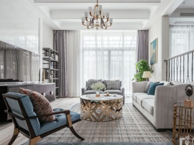 南门世家现代风格286平米装修案例