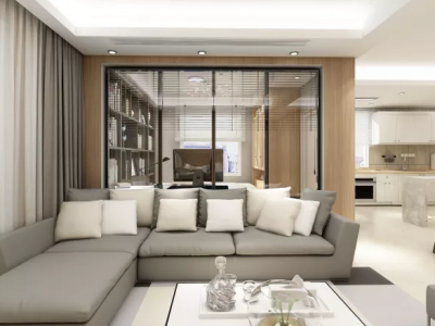 汉军冠江台现代简约风格78平装修案例