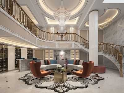 国瑞熙墅欧式风格600平米装修案例