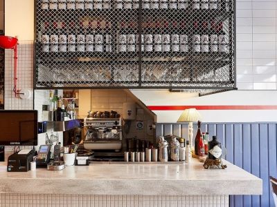 港式餐厅混搭风格123平米装修设计案例