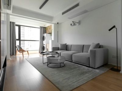 缘溪堂简约风格115平米三居室装修案例