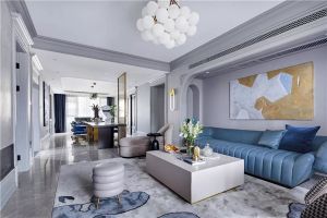 [北京中建华腾装饰]212㎡平层现代轻奢风，每一处都很精致！