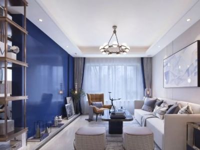 人和天地新中式风格80平装修案例