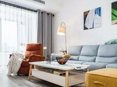 融达57号公馆北欧极简风格81平装修案例