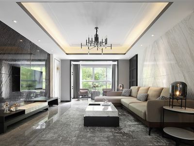 碧桂园凤凰城130㎡四居室现代风格装修案例