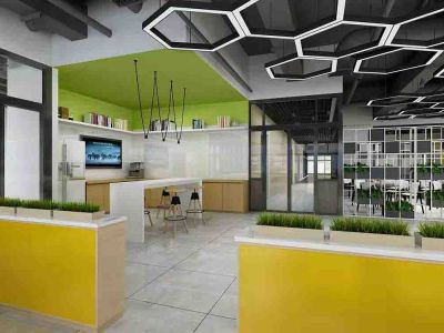 办公室500平现代风格装修案例