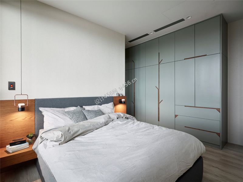 125平四居室现代轻奢卧室装修效果图