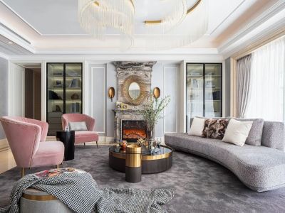 科教公元π简欧风格131平米装修案例