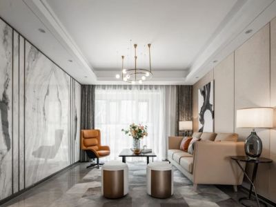 浅棠平江花园现代风格126平米装修案例