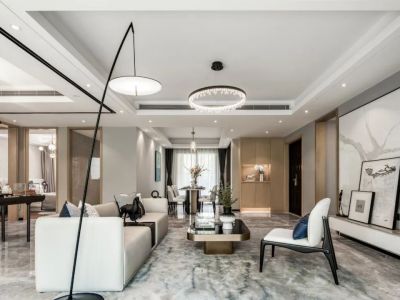 永威友新路999号新中式风格140平米装修案例