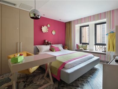 中国铁建青秀嘉苑85㎡二居室现代简约装修案例