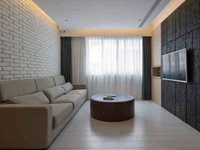 华润悅玺124平三居室现代风格装修案例