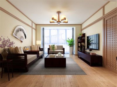 融创外滩壹号144平四居室简约风格装修案例