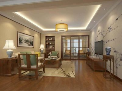 溪涪和院中式现代风格260平装修案例