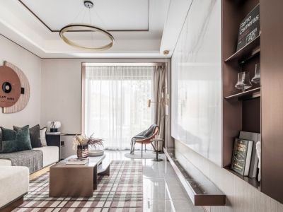 碧桂园·铂玥府奢华风格75平米二居室设计图案例