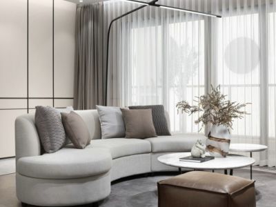 世茂·远洋东江湾北欧风格四居室162平米装修效果图案例