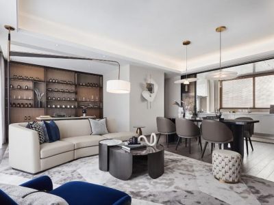 中骏天荟现代风格115平米装修案例