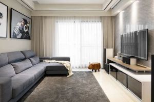 [满堂红装饰]115㎡现代风格三居室，实用又耐看！