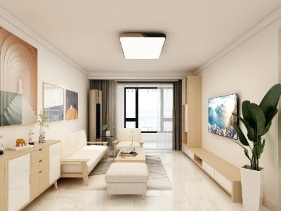 东原长岛日式风格92平装修案例