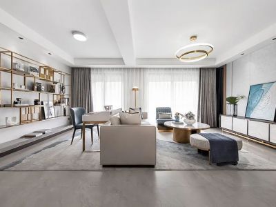 天境上辰北欧风格142平米装修案例