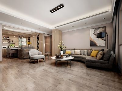 姑苏铭著北欧风格312平米装修案例