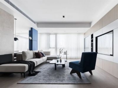 阳光·西山秘境现代风格四居室142平米装修设计案例