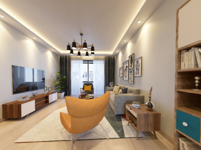 九樾府樾境北欧极简风格90平装修案例